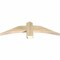 Ekena Millwork Bellingham Rough Sawn Timber Gable Bracket, Douglas Fir, 36"W x 10"H x 2"D x 4"F, 7/12 Pitch GBW036X10X0204BEL00RDF - alternate 2